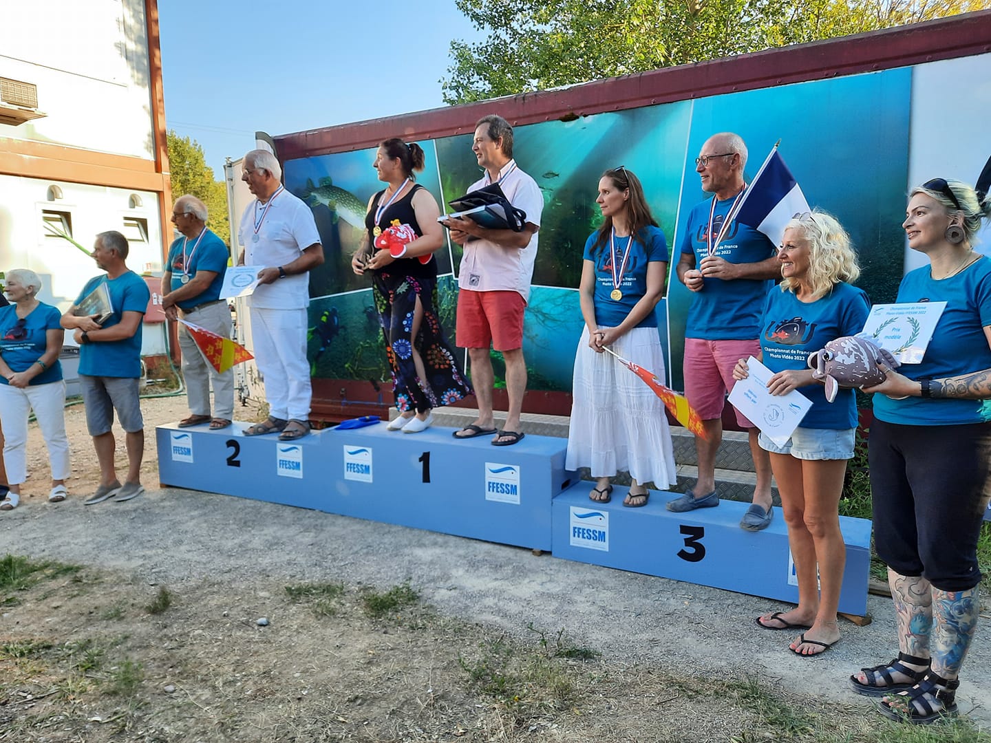 podium photo