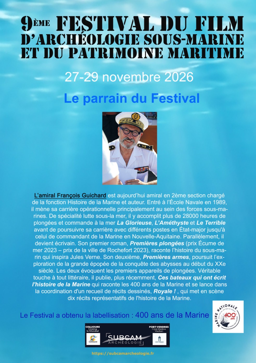 FESTIVAL SUBCAM ARCHEOLOGIE 2026